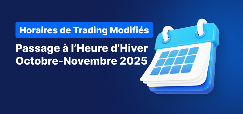 Calendrier sur fond bleu, texte blanc indiquant "US Daylight Saving October-November 2025".