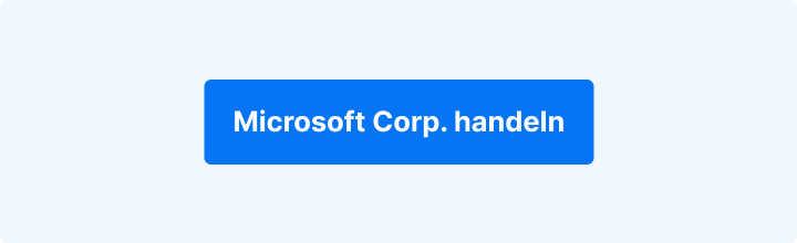 Screenshot der Admirals WebTrader-Oberfläche mit Button „Microsoft Corp. handeln“ für den Handel mit Microsoft-Aktien.