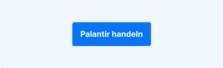 Call-to-Action-Button mit dem Text „Palantir handeln“ auf hellblauem Hintergrund auf der Admirals Website.