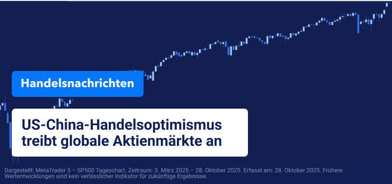 US-China-Handelsoptimismus treibt globale Aktienmärkte an – S&P 500 Chart auf Rekordhoch laut Admirals Handelsnachrichten